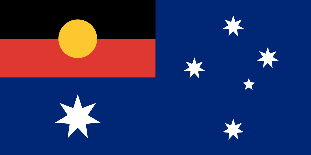 Australian Flag - Emma-Jane MacKinnon-Lee Aussie Rules cultural project